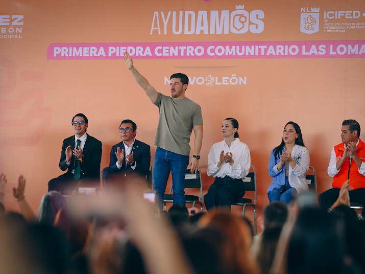 Samuel García anuncia megacentro comunitario en Juárez, Nuevo León