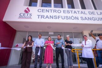 Inauguran Centro Estatal de Transfusión Sanguínea en Sinaloa