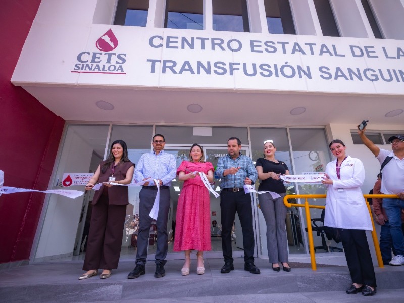 Inauguran Centro Estatal de Transfusión Sanguínea en Sinaloa