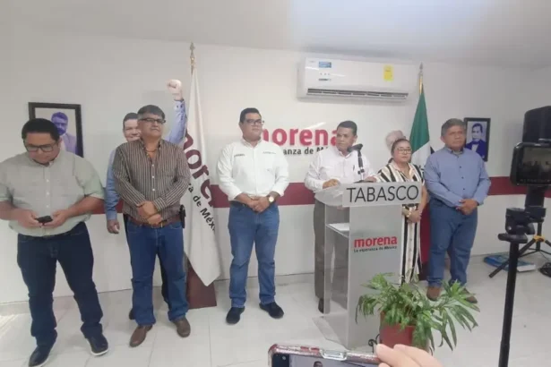 Morena denuncia al PRD Tabasco por reparto de despensas electorales