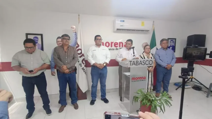 Morena denuncia al PRD Tabasco por reparto de despensas electorales