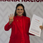Andrea Chávez se registra como candidata de Morena en Chihuahua