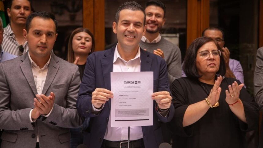 Ulises Mejía Haro se registra para liderar Morena en Zacatecas