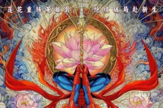 Spider-Man: póster chino fusiona arte tradicional y narrativa local