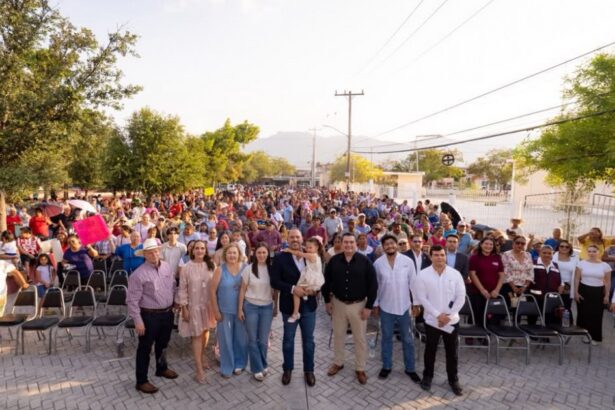 Mario Soto destaca apoyos sociales en su informe en García, NL