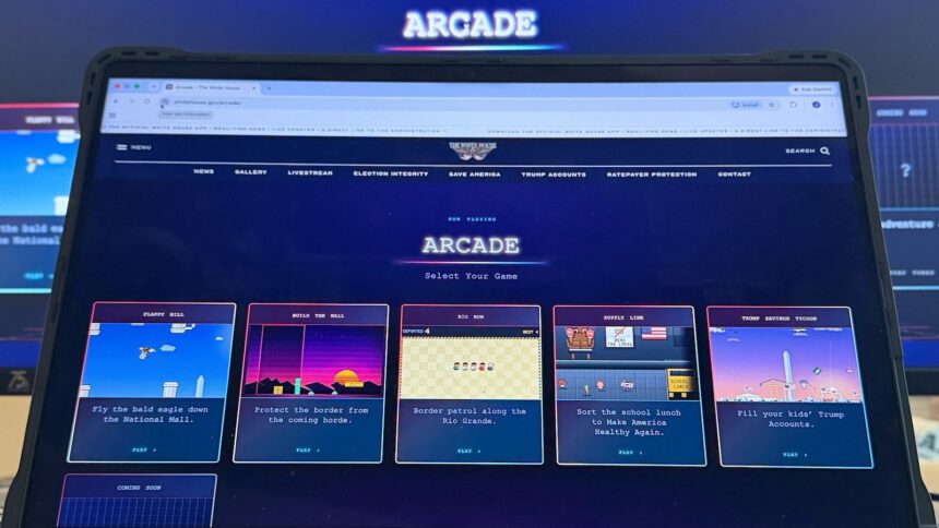 Casa Blanca lanza Arcade.gov con videojuegos sobre migración