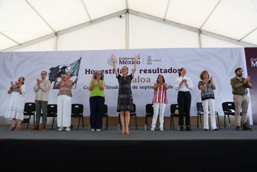 Sheinbaum enviará gabinete federal para reforzar apoyo en Sinaloa