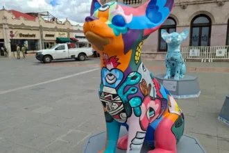 Exhiben esculturas monumentales de Chihuahua en el Ficuu 2024