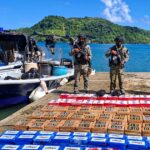 Panamá incauta 1,208 paquetes de droga en dos operativos clave