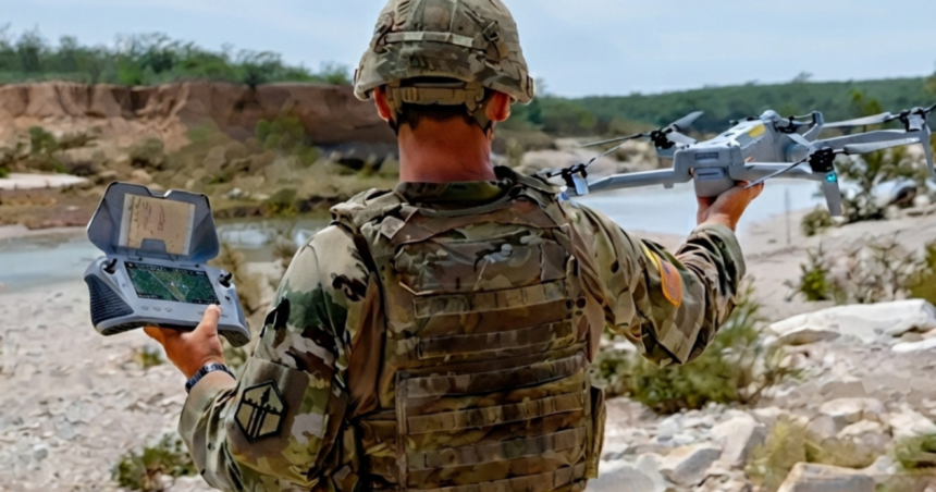 EE. UU. despliega tecnología antidrones en frontera con México