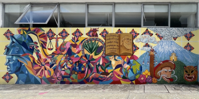 BUAP inaugura mural que fortalece identidad universitaria en Atlixco