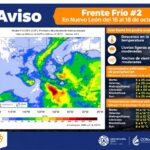 Frente frío traerá lluvias y bajas temperaturas a Nuevo León