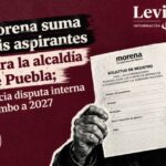 Morena define seis aspirantes para la alcaldía de Puebla en 2027