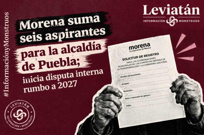 Morena define seis aspirantes para la alcaldía de Puebla en 2027
